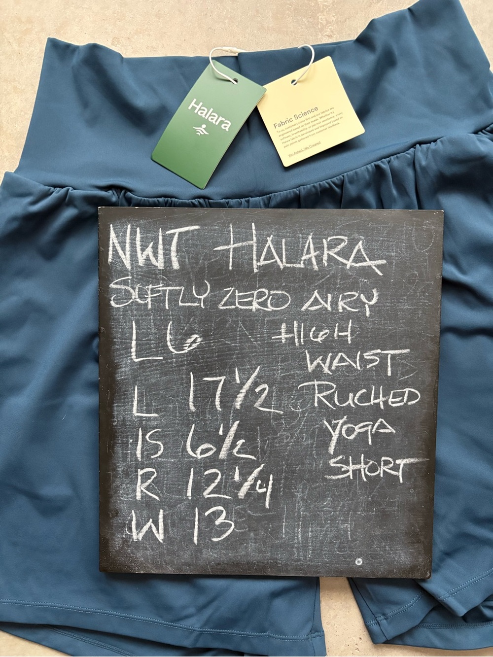 NWT Halara SoftlyZero™ Airy High Waisted Cool Touch Yoga Shorts 3'' - Picture 5 of 16